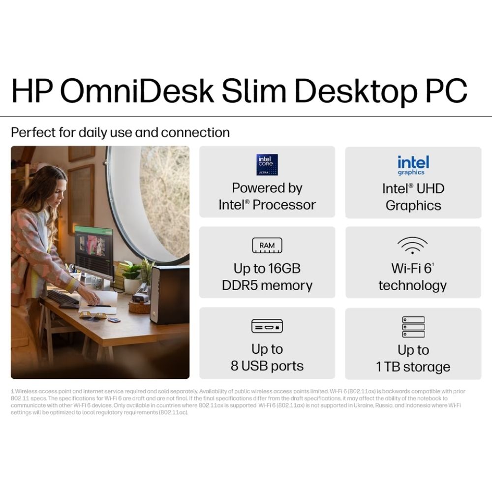 HP OmniDesk Slim Desktop S03-0014in PC