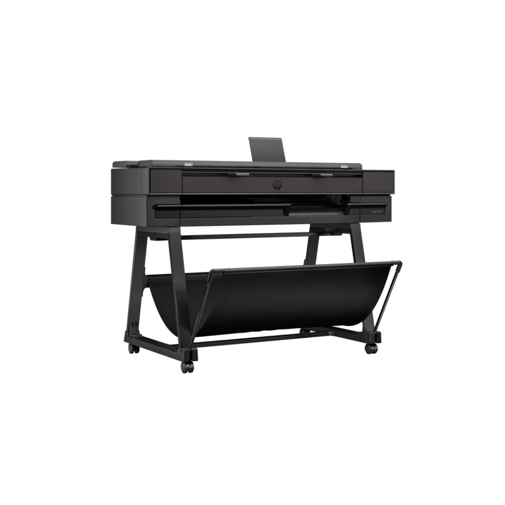 Black printer on a white background