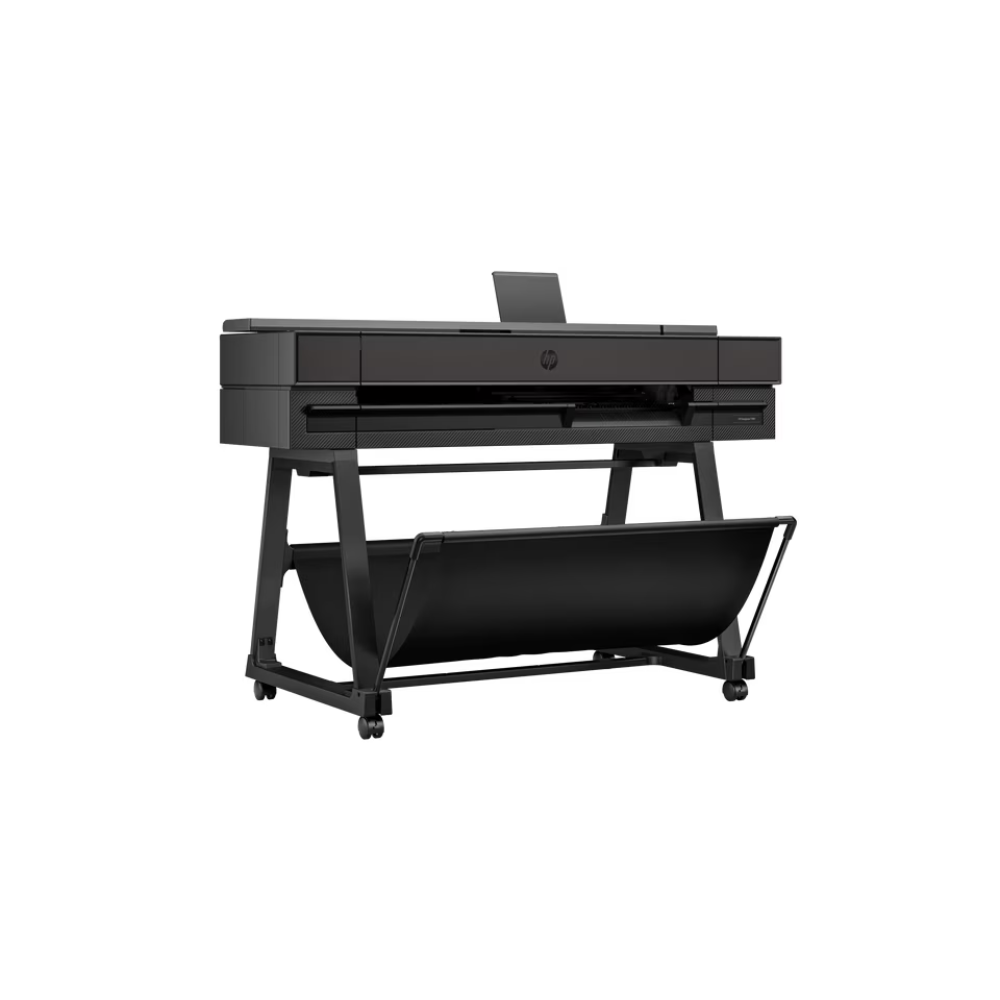 Black printer on a white background