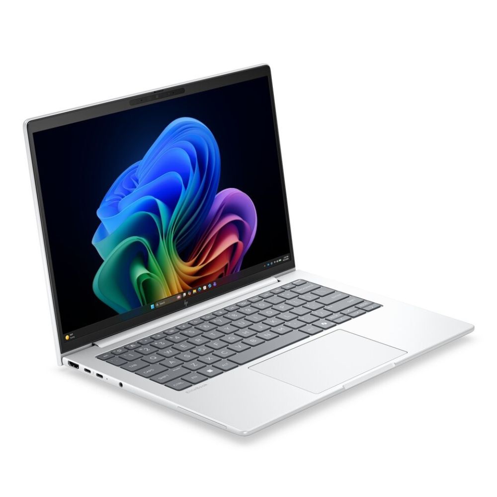 HP EliteBook 8 G2i 14‑inch Next Gen AI Business Laptop – close‑up of the keyboard with backlit keys