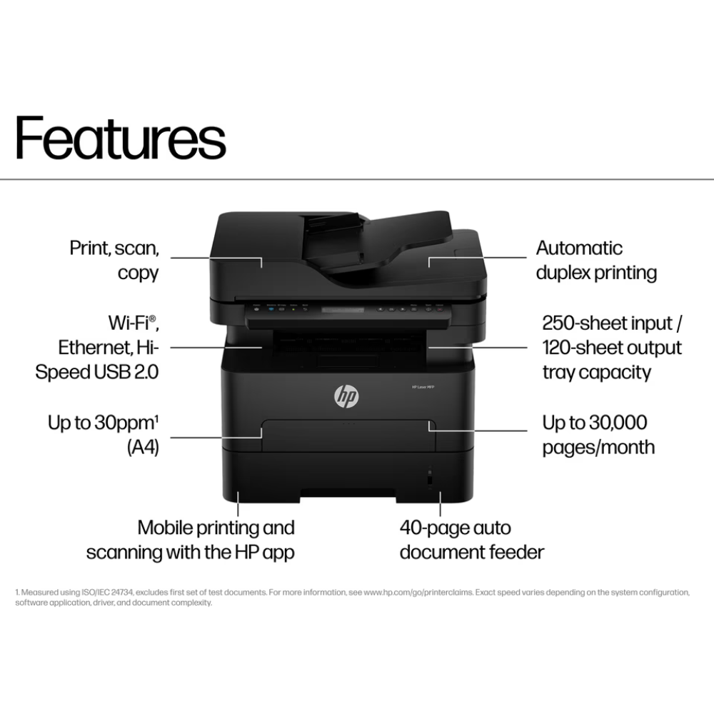 HP Laser MFP 323sdnw Printer