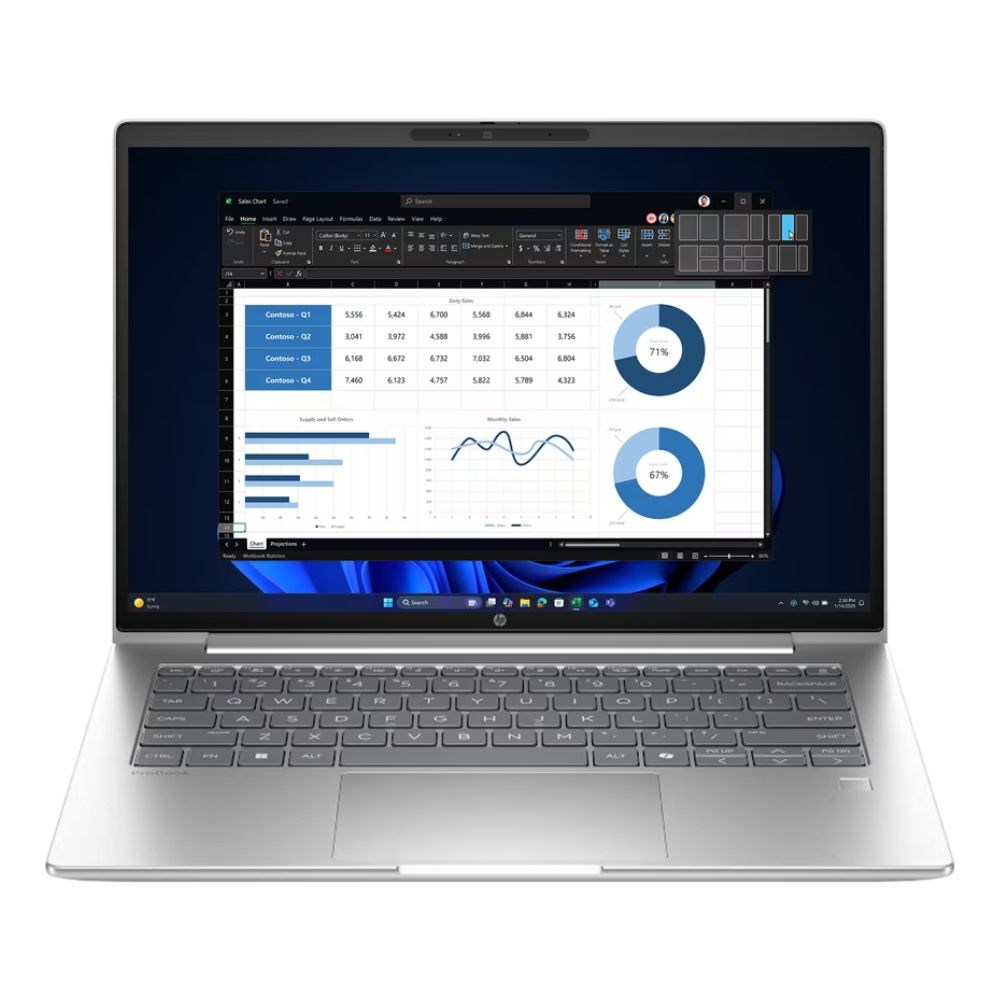 HP ProBook 4 G1i 14-inch AI Business Laptop – Intel Core Ultra 5 225U, 16GB RAM, 512GB SSD, Windows 11 Pro, WUXGA