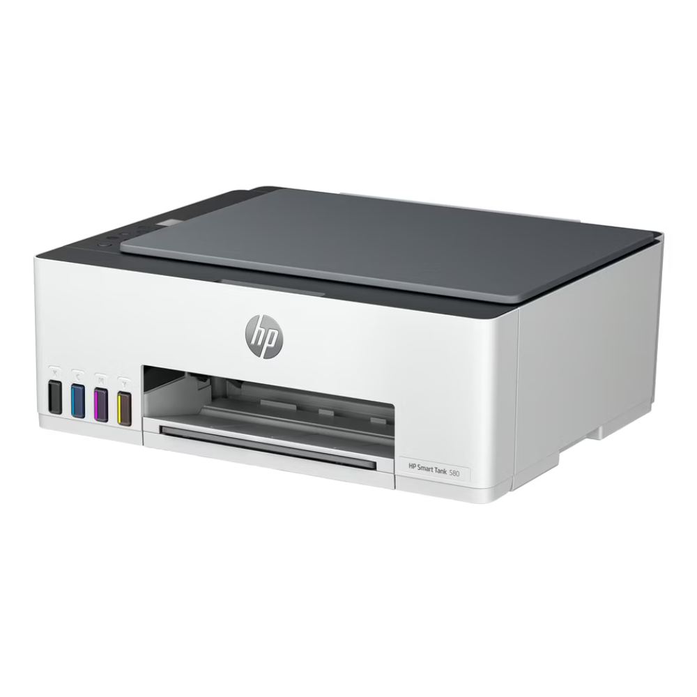 HP printer on a white background