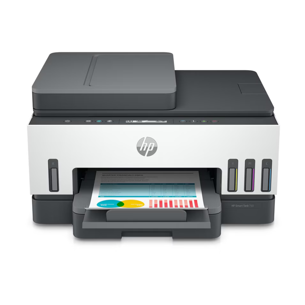HP Smart Tank 750 All-in-One Color Printer – Wireless, Duplex & ADF | 1 year Warranty