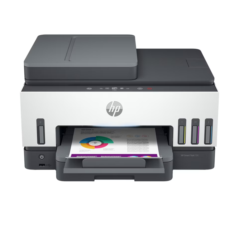 HP Smart Tank 790 All-in-One Colour Printer – Wireless, Duplex, ADF & Fax | 1 year warranty
